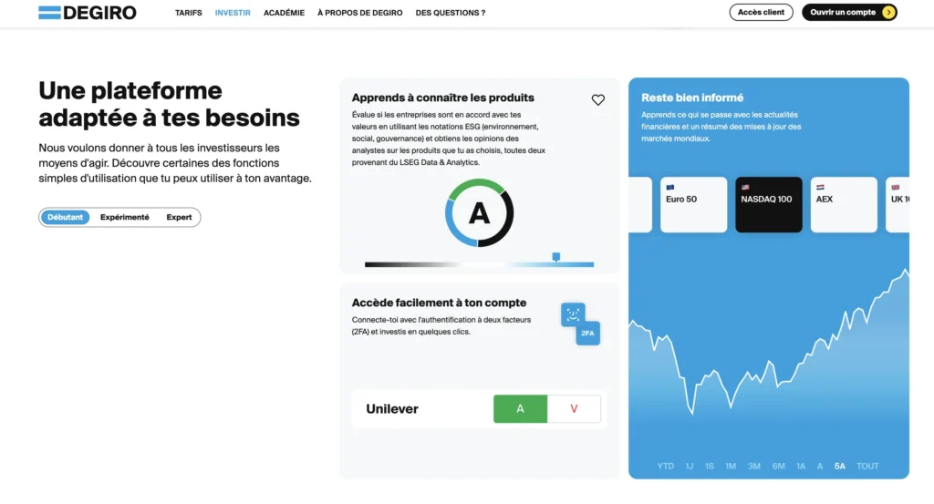 Avis DEGIRO : Faut-il choisir ce courtier pour investir en Bourse ? 3 Avis DEGIRO plateforme