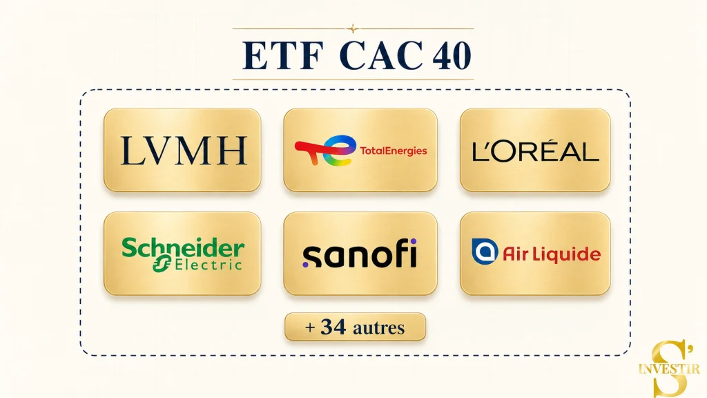 Comment investir en Bourse débutant ? 19 Composition Cac 40