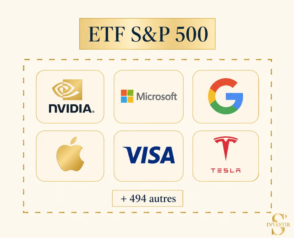 Comment investir en Bourse débutant ? 20 Composition ETf SP 500