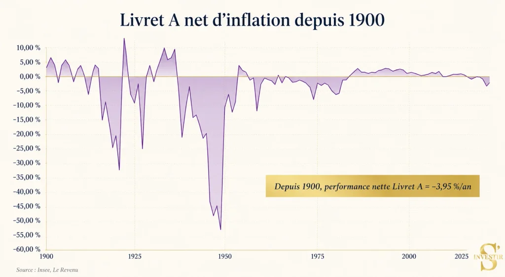 Comment investir en Bourse débutant ? 8 Performance du livret A