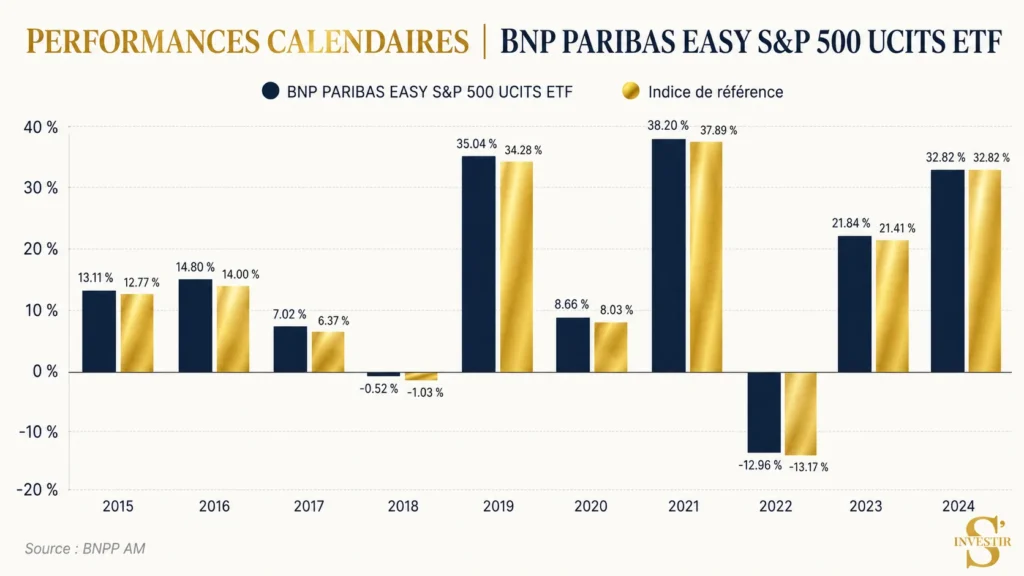 Meilleurs ETF : quel ETF choisir ? 26 Performance comparative BNP Paribas S&P 500