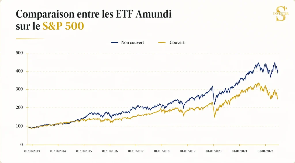 Comment bien investir en ETF : le guide pour partir du bon pied 18 Historique-ETF-hedgé-non-hedgé