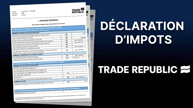 Déclaration d'impôts Trade Republic