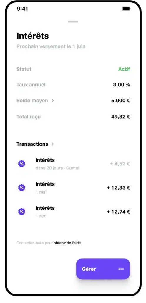 Trade Republic rémunère les espèces non investies à 3 % 2 Rémunération cash Trade Republic