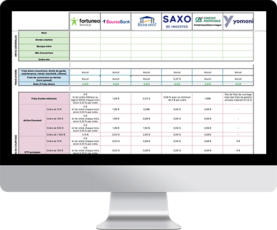 Quel est le meilleur PEA en 2026 ? Comparatif PEA Complet 1 Tableau comparatif complet PEA