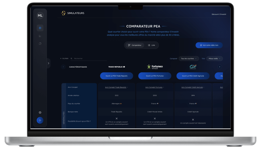 Tableau comparatif PEA