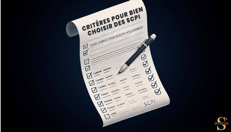 Critères pour bien choisir des SCPI : guide complet pour investir intelligemment