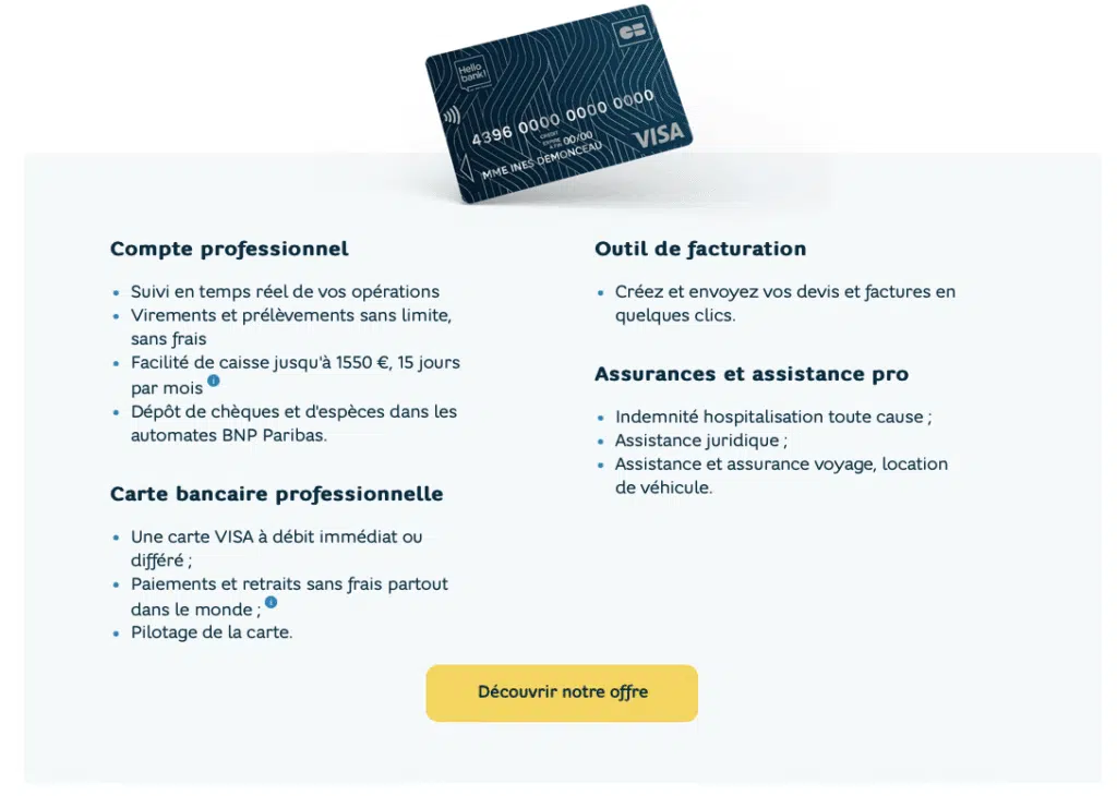 Offre Hello Business