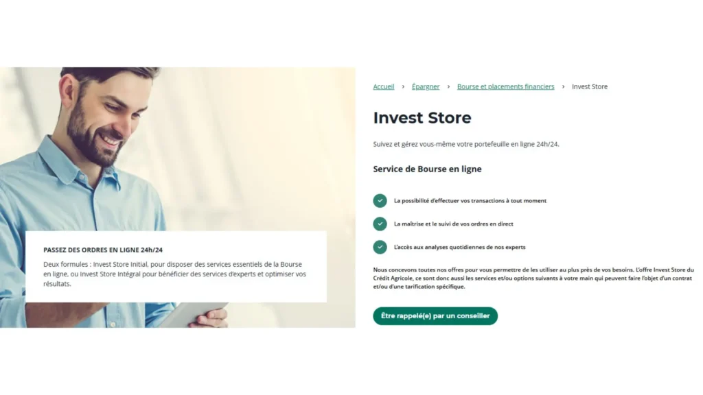 Mon avis sur le PEA du Crédit Agricole : est-ce un bon PEA ? 2 Offre Invest Store