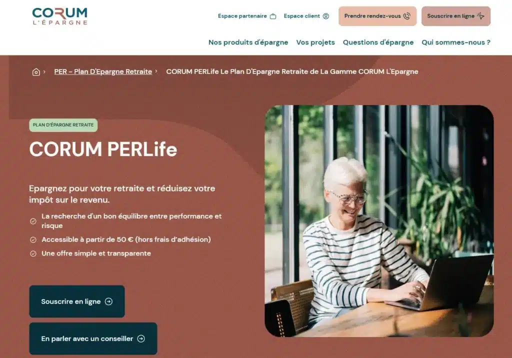 Quels sont les 15 meilleurs PER pour préparer sa retraite ? 17 Corum PERLife