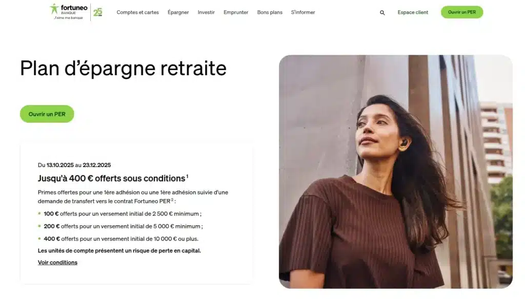 Quels sont les 15 meilleurs PER pour préparer sa retraite ? 16 Fortuneo PER