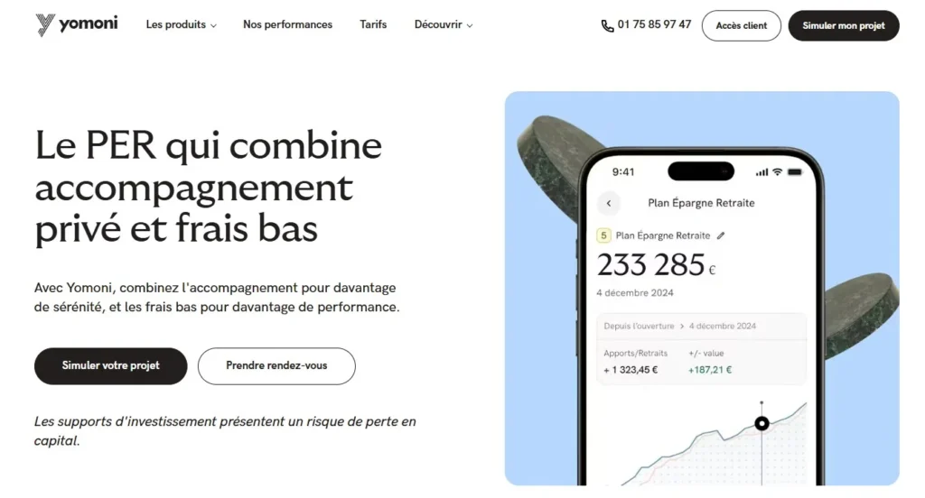 Quels sont les 15 meilleurs PER pour préparer sa retraite ? 9 PER Yomoni Retraite