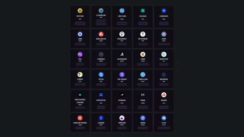 Top 17 des meilleures plateformes crypto en 2026 3 L'offre de Staking par Feel Mining est impressionnante