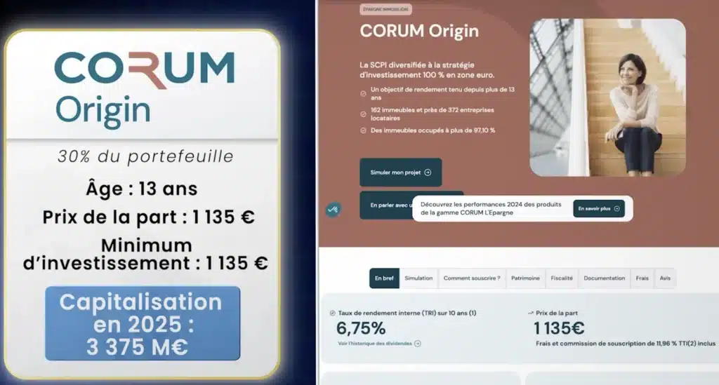 Comment bien créer un portefeuille de SCPI ? 4 SCPI Corum Origin