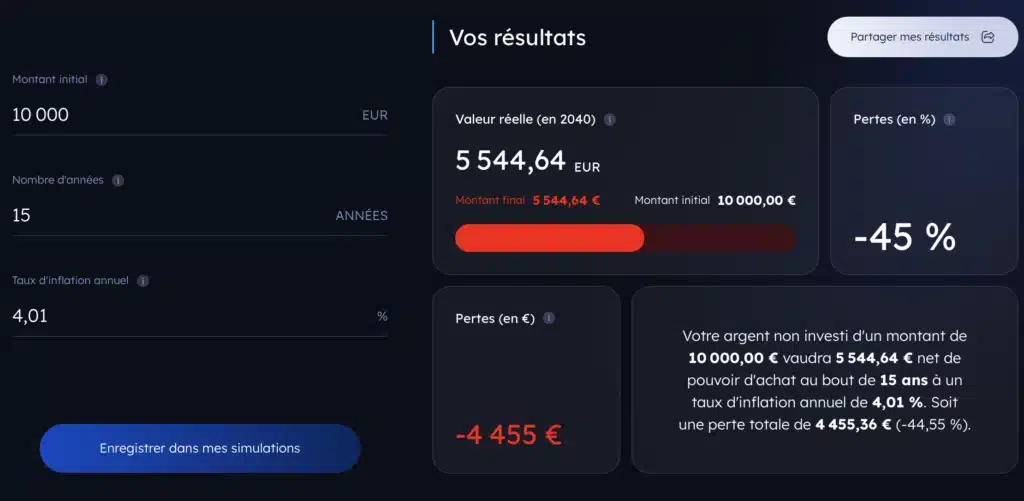 Assurance vie enfant : comment bien préparer l’avenir de votre enfant ? 3 Simulation inflation