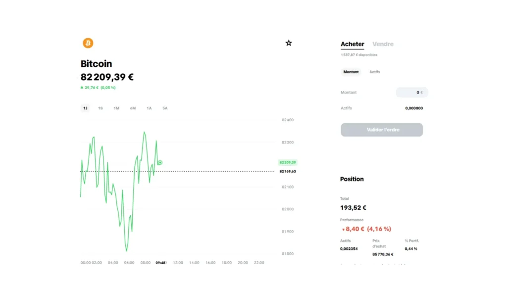 Investir sur des cryptos de Trade Republic : bonne idée ? 4 achat bitcoin Trade Republic