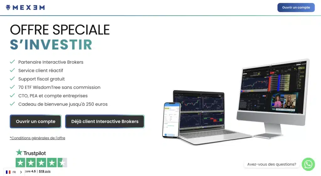 Avis Compte-titres MEXEM : faut-il ouvrir un CTO chez ce courtier ? 2 Courtier Mexem