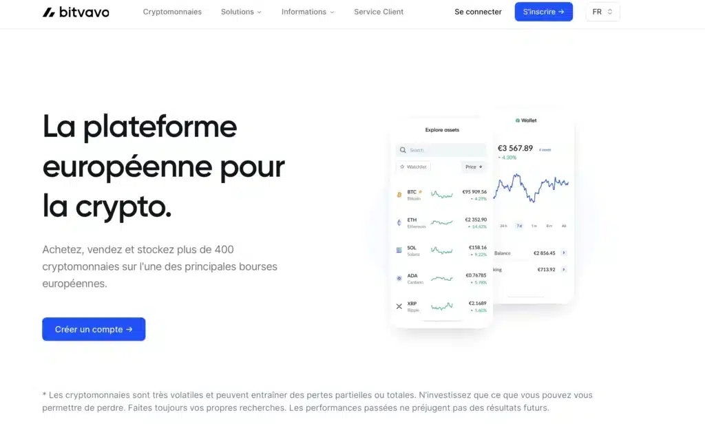 Bitvavo avis : mon analyse complète de la plateforme crypto 2 Site Bitvavo