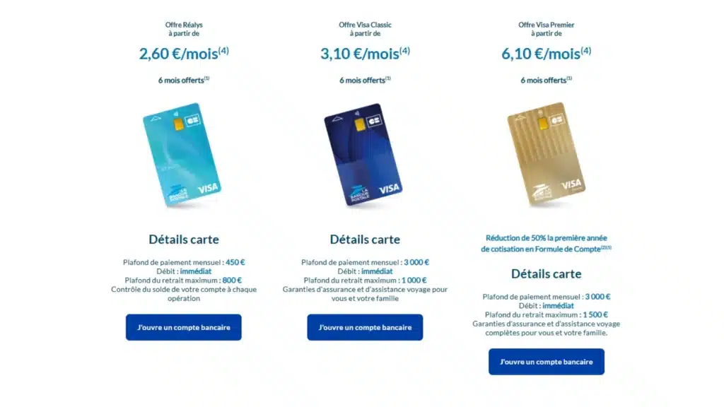La Banque Postale avis 2026 : une banque fiable et attractive ? 4 Détail des offres de carte bancaire La Banque Postale