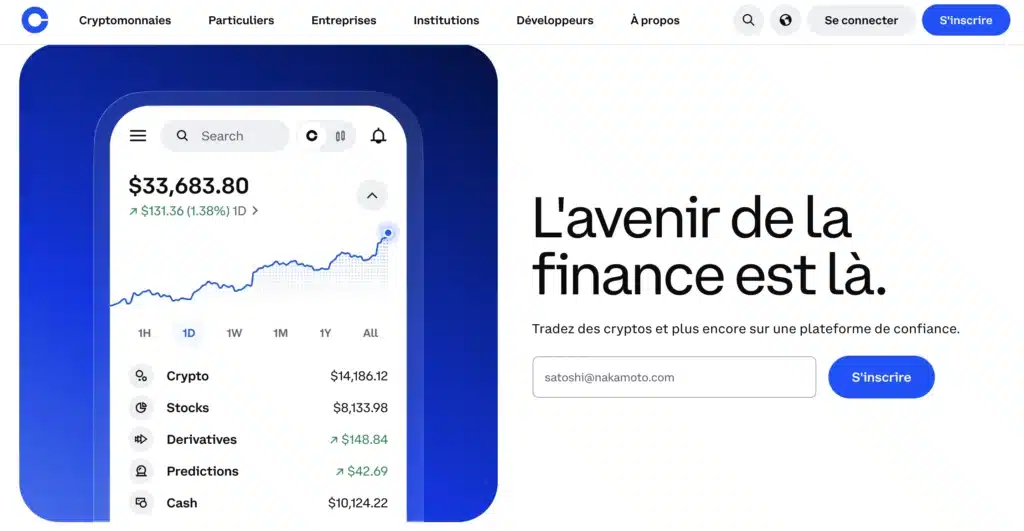 Avis Coinbase : test complet de la plateforme crypto 2 Plateforme Coinbase