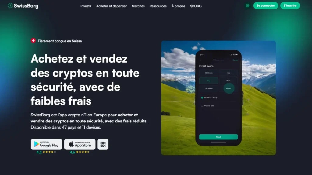 SwissBorg avis : mon test complet de la plateforme crypto suisse 5 Site Swissborg