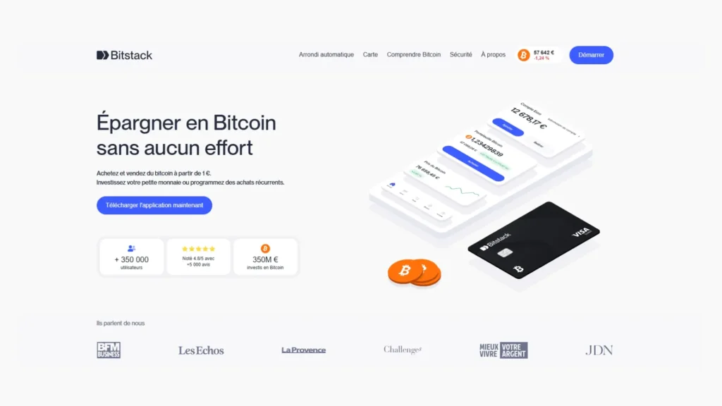Avis Bitstack : l'appli qui transforme votre petite monnaie en épargne Bitcoin 7 Bitstack, solution d'épargne en Bitcoin
