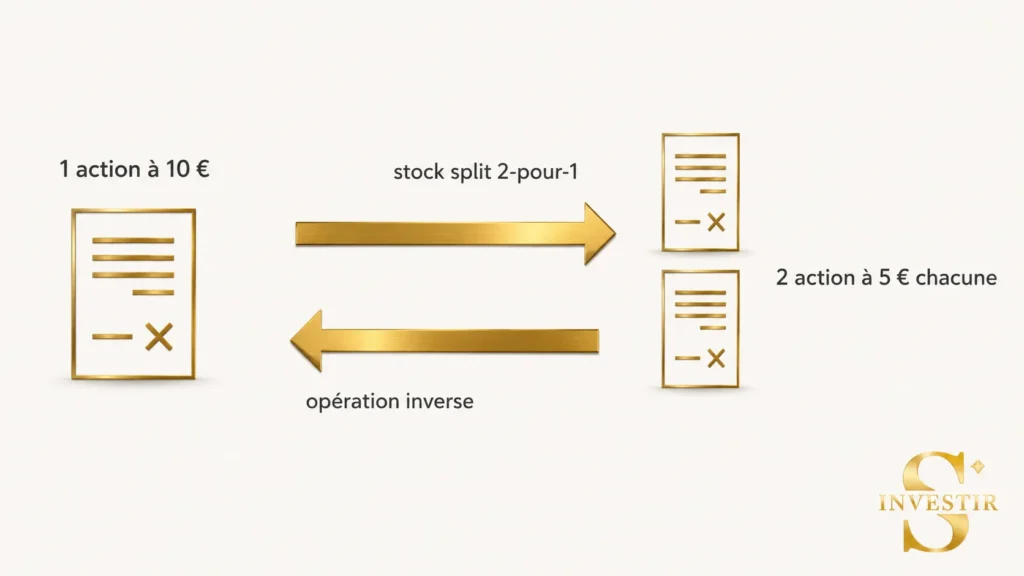 Comprendre la marketcap en finance 4 Stock split et opération inverse