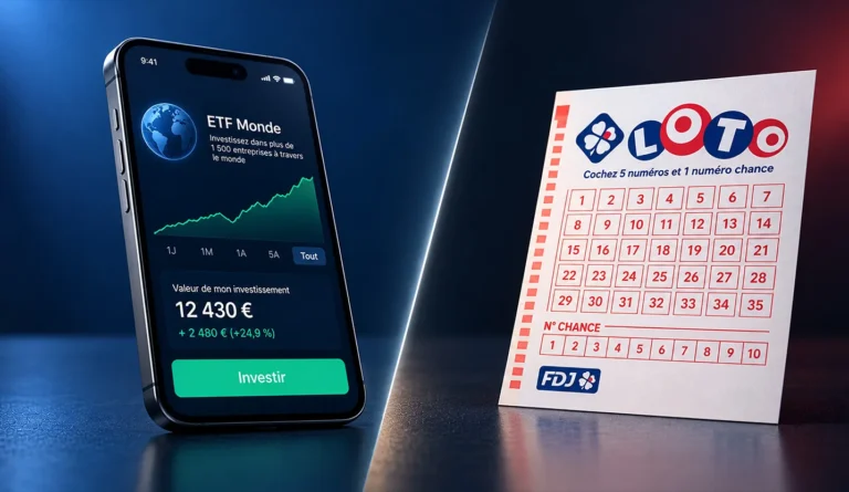 Investir en Bourse vs loto