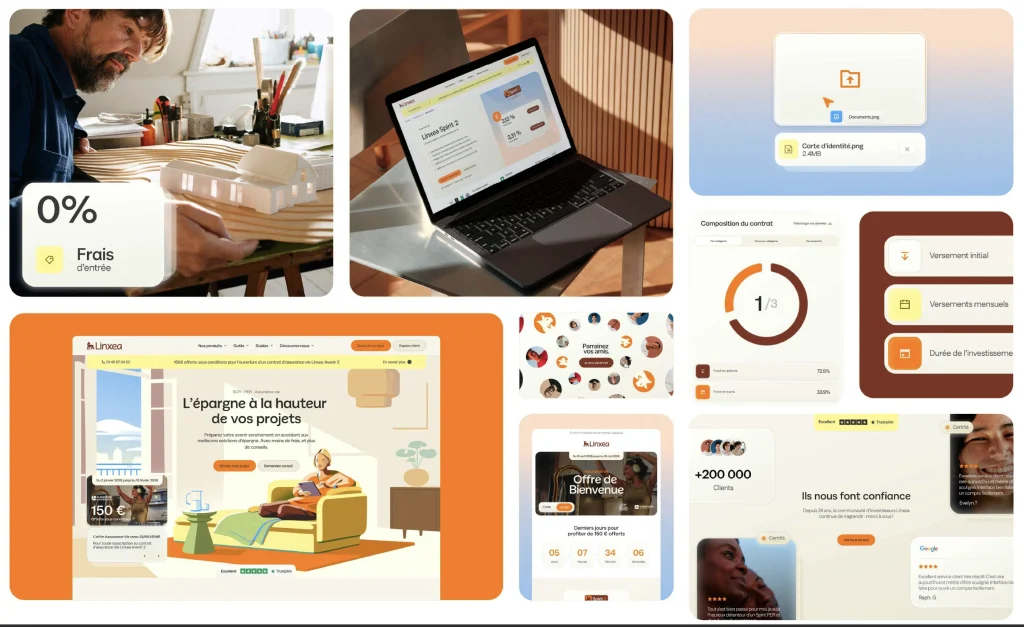 Linxea nouvelle identité : le courtier fait peau neuve pour ses 25 ans 3 Nouveau site Linxea