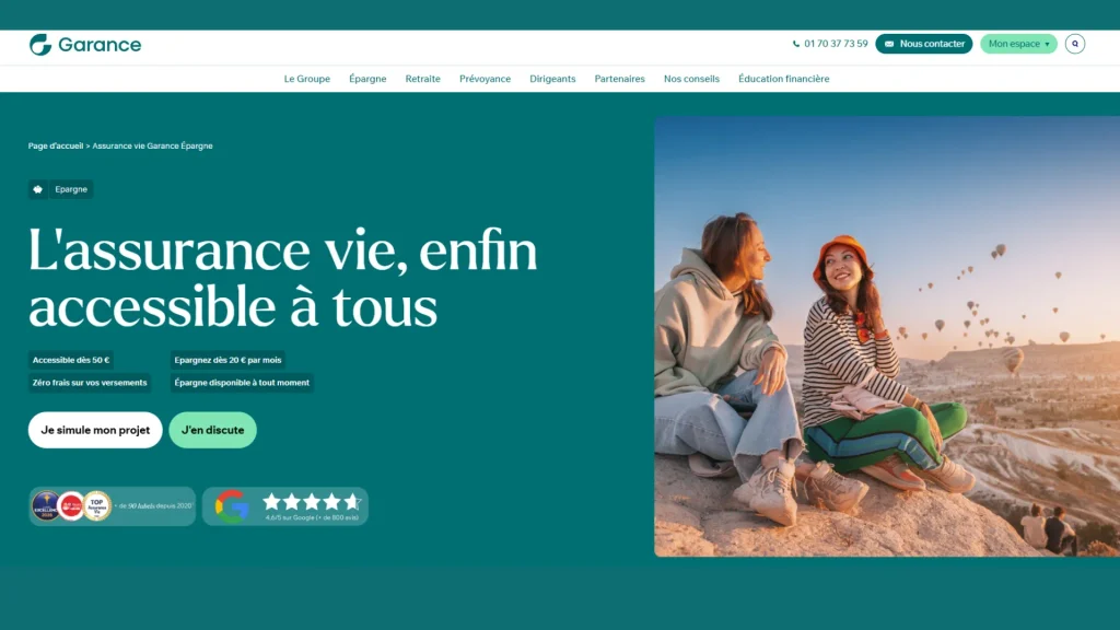 Avis Garance assurance vie : que vaut vraiment Garance Épargne en 2026 ? 2 Garance avis sur l'offre assurance vie proposée