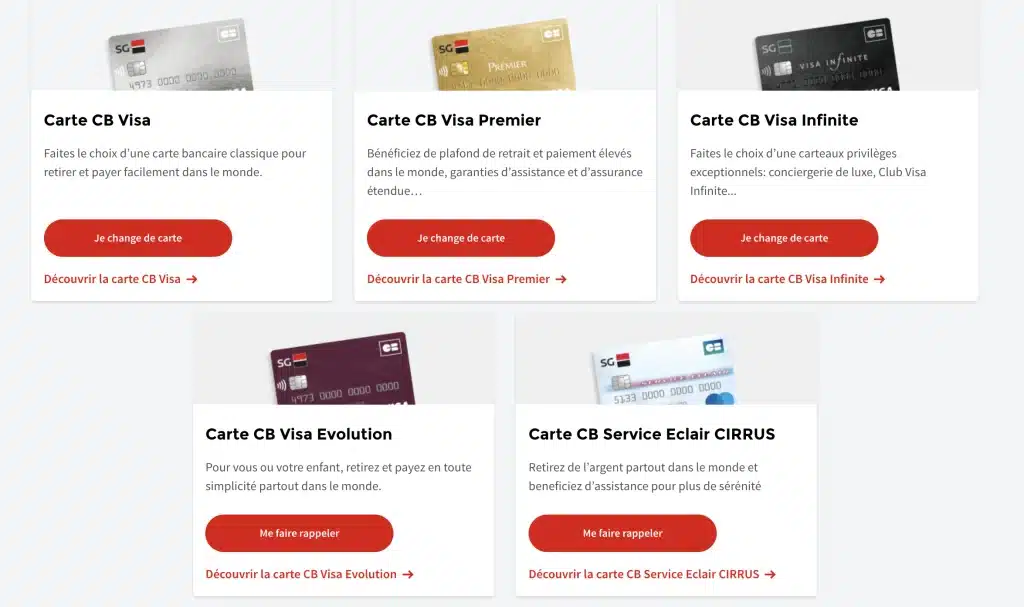 Mon avis complet sur la banque en ligne Société Générale 3 Cartes bancaires SG