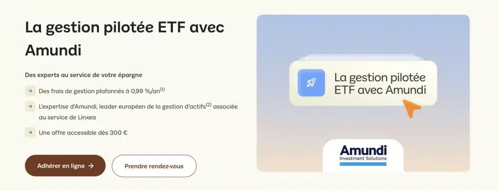 Gestion pilotée ETF Linxea : la nouvelle offre avec Amundi décryptée 1 Gestion pilotée ETF Linxea