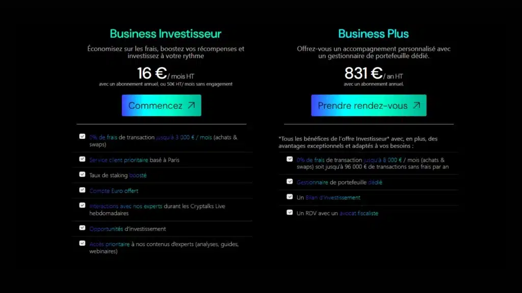 Avis Coinhouse : faut-il investir sur cette plateforme crypto ? 10 Ensemble des offres Coinhouse pour les entreprises